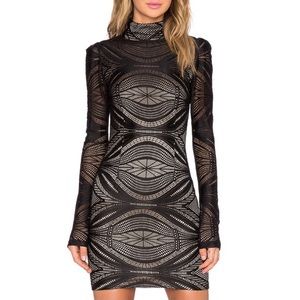 AGAIN dress in black mini size small